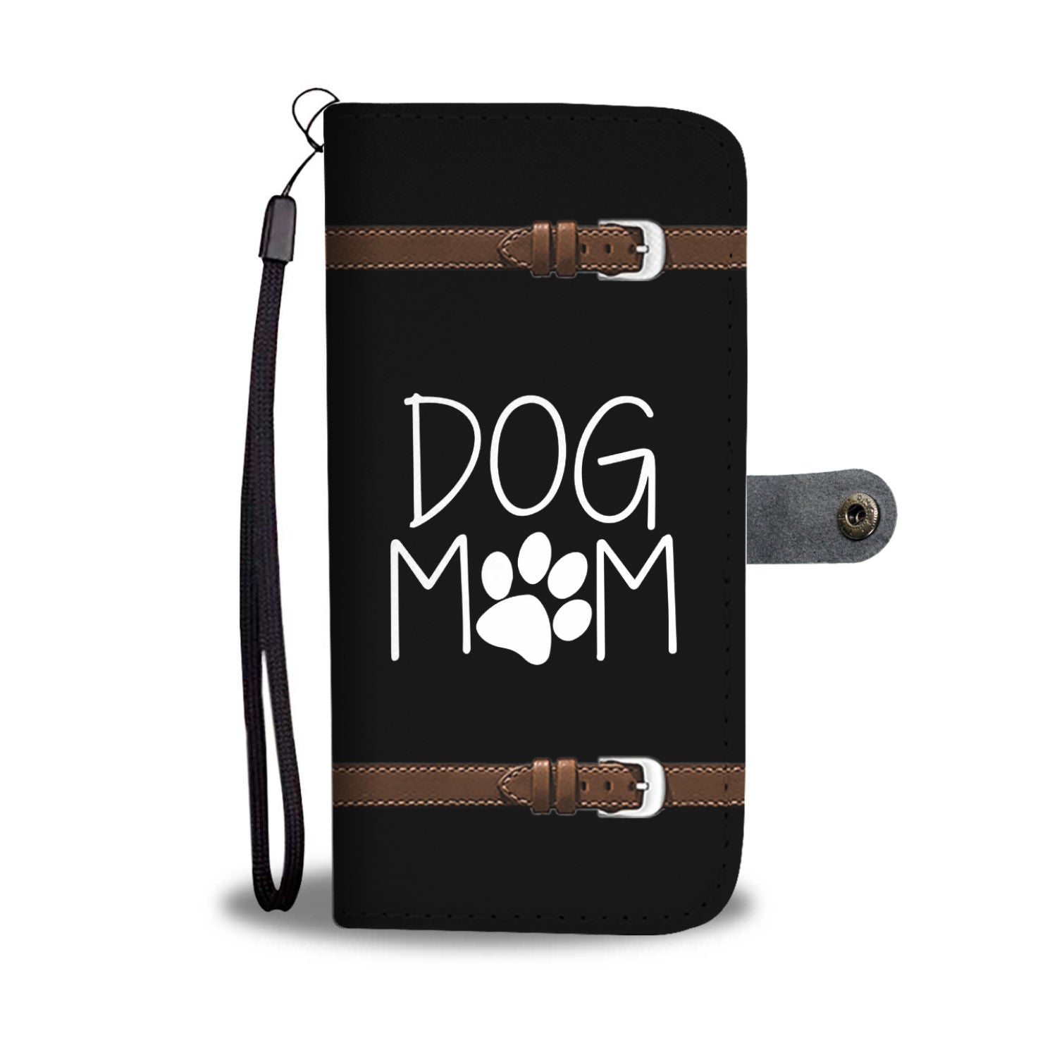 Dog Mom Phone Wallet Case