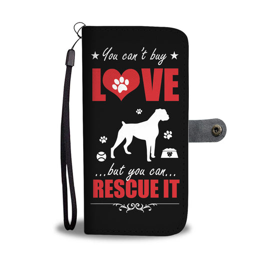 Dog Rescue Phone Wallet Case