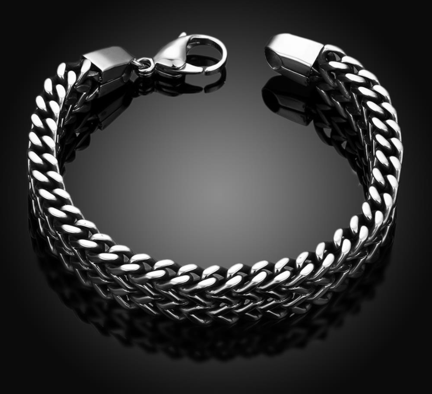 Stainless Steel Thick Link Chain For Men - Perfenq