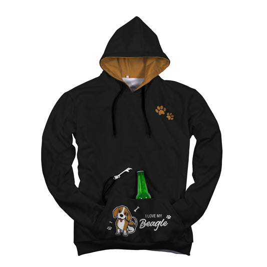 Beagle Love Custom Designed Hoodie - Perfenq