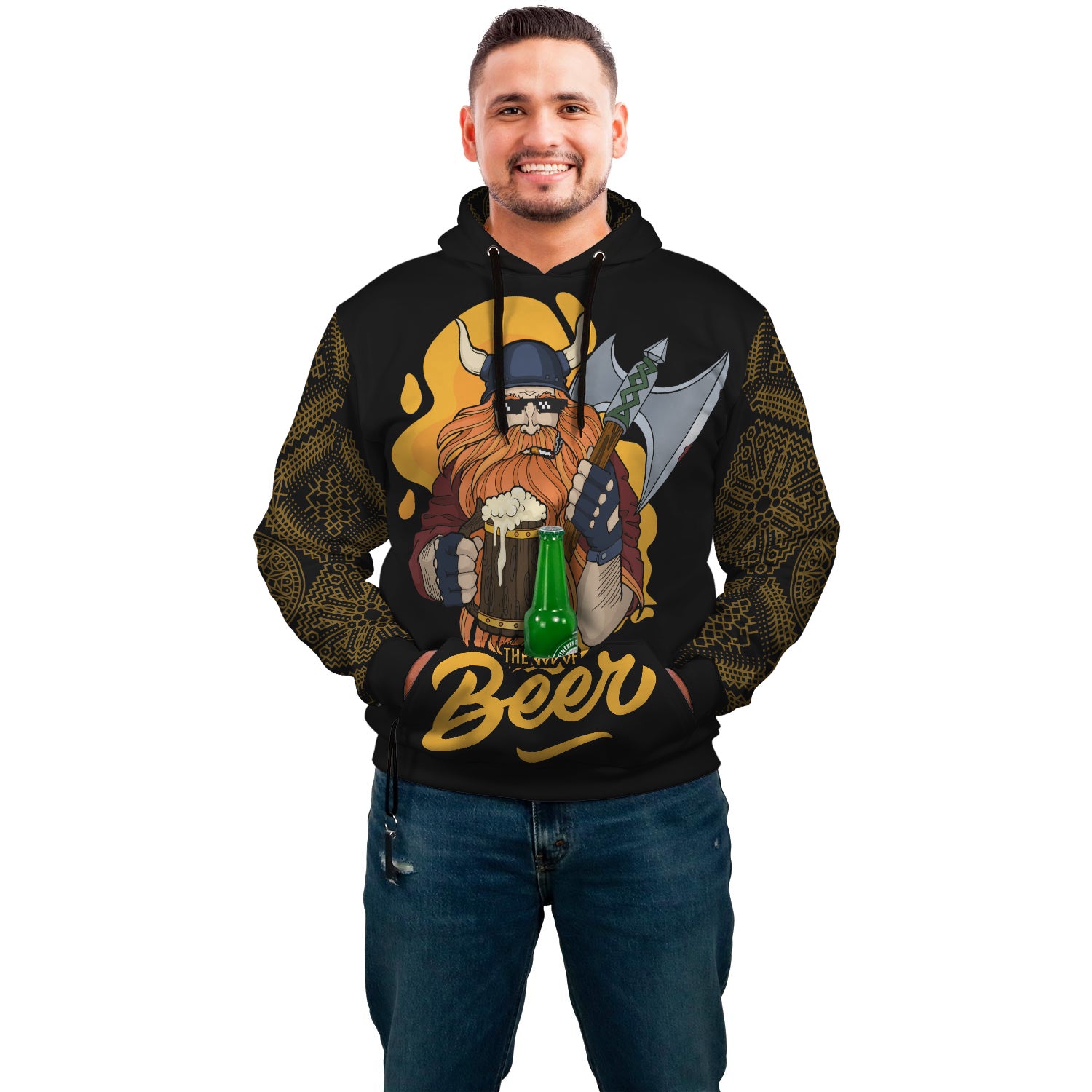 The God of Beer Hoodie - Perfenq