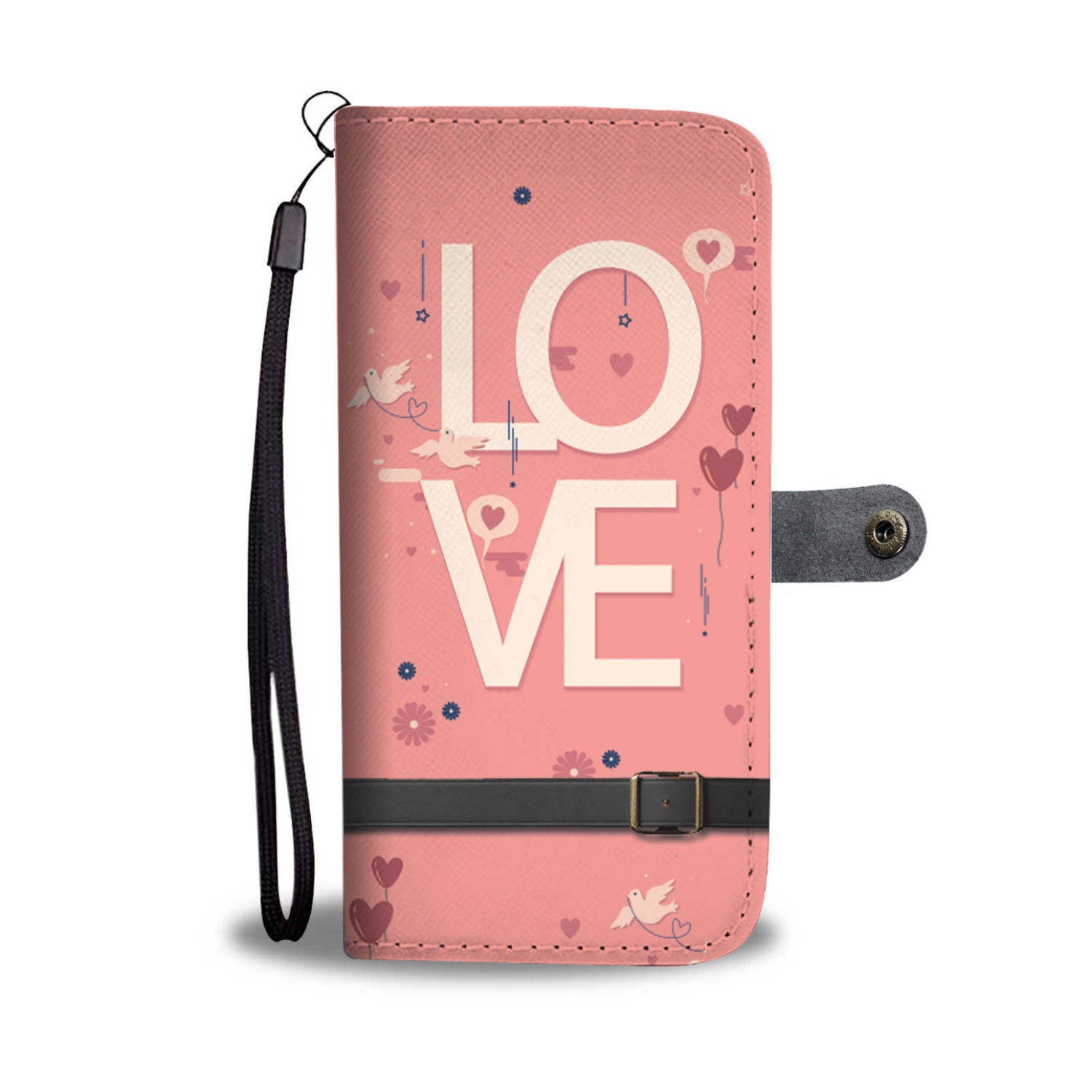 Love Custom Phone Wallet Case