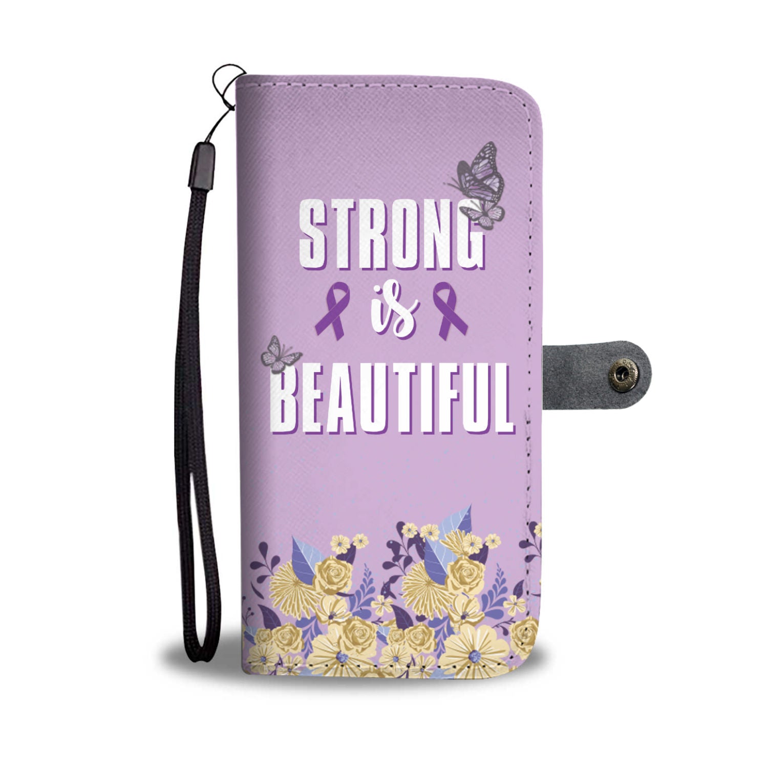 Strong and Beautiful Custom Phone Wallet Case For Women