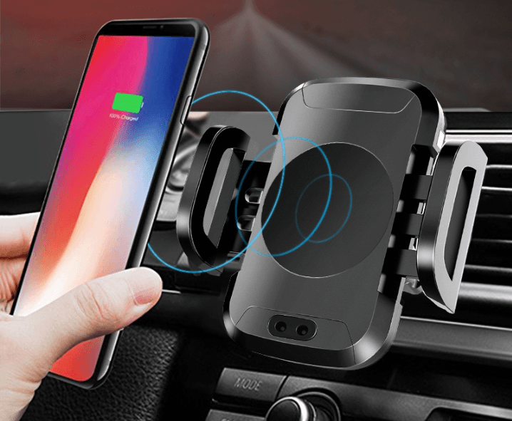 Smart Car Mount with Wireless Charging Perfenq