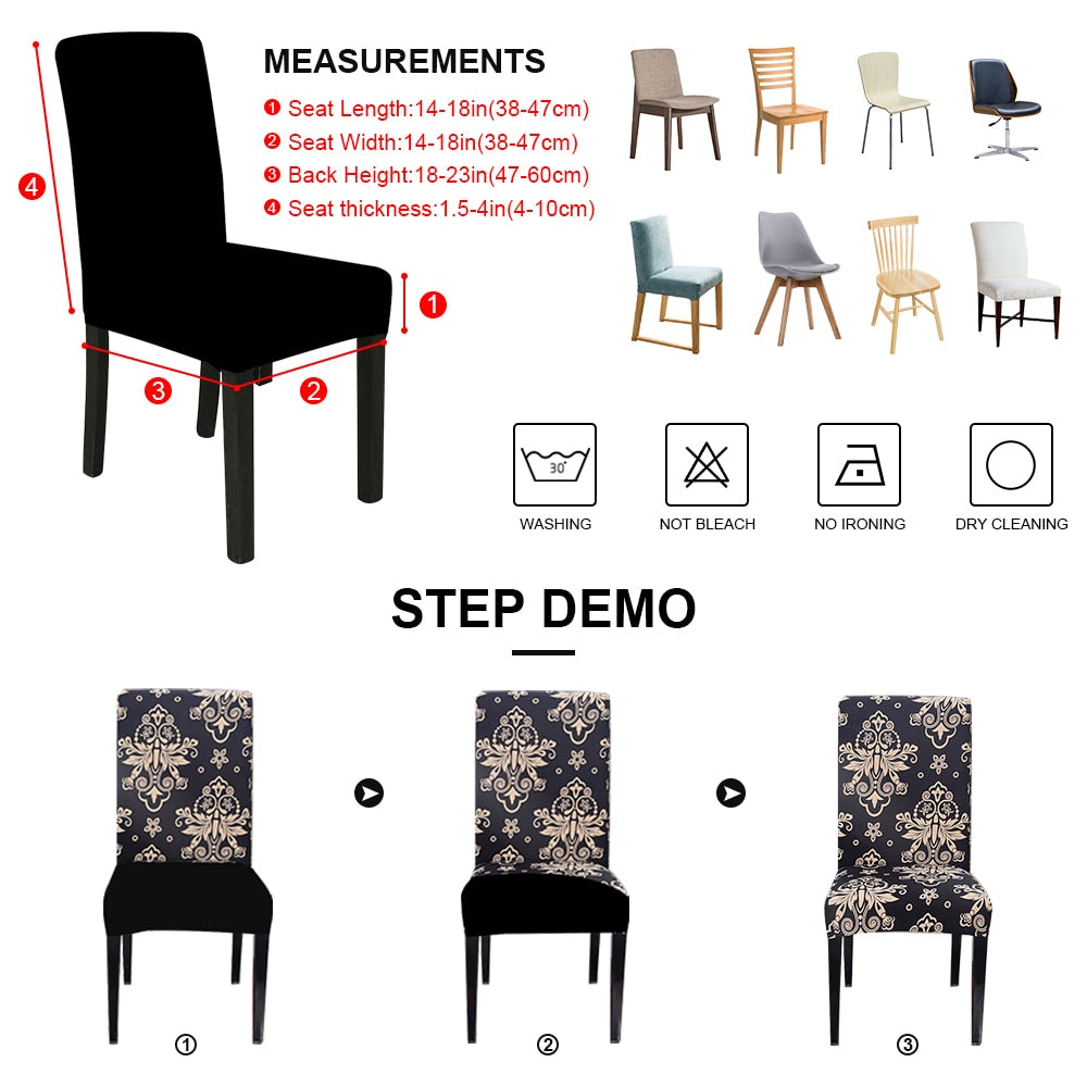 Rezerq™ Universal Dining Chair Covers - Perfenq