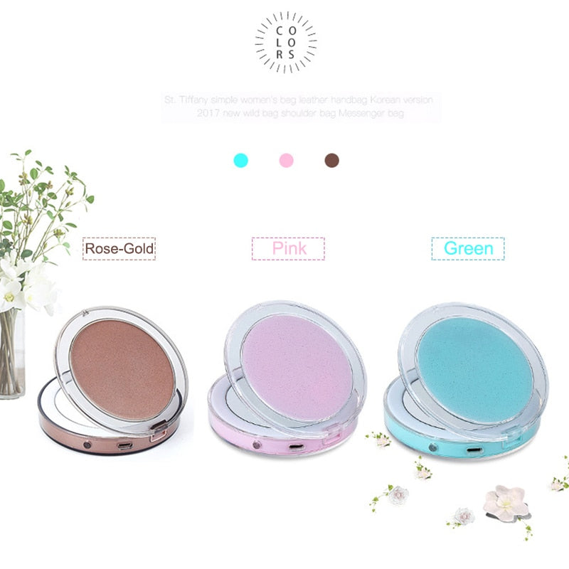 LED Light Portable Makeup Mirror with Sensors - Perfenq
