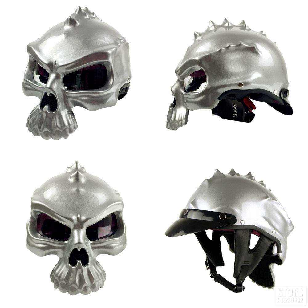 Skull Motorcycle Helmet - Perfenq