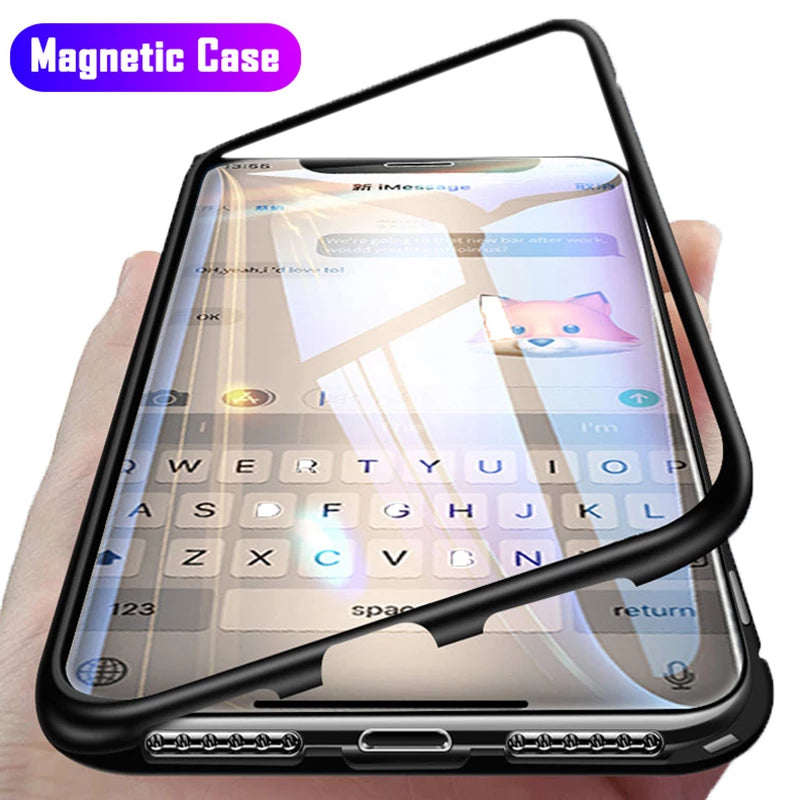 Luxury Magnetic Adsorption Case for iPhone