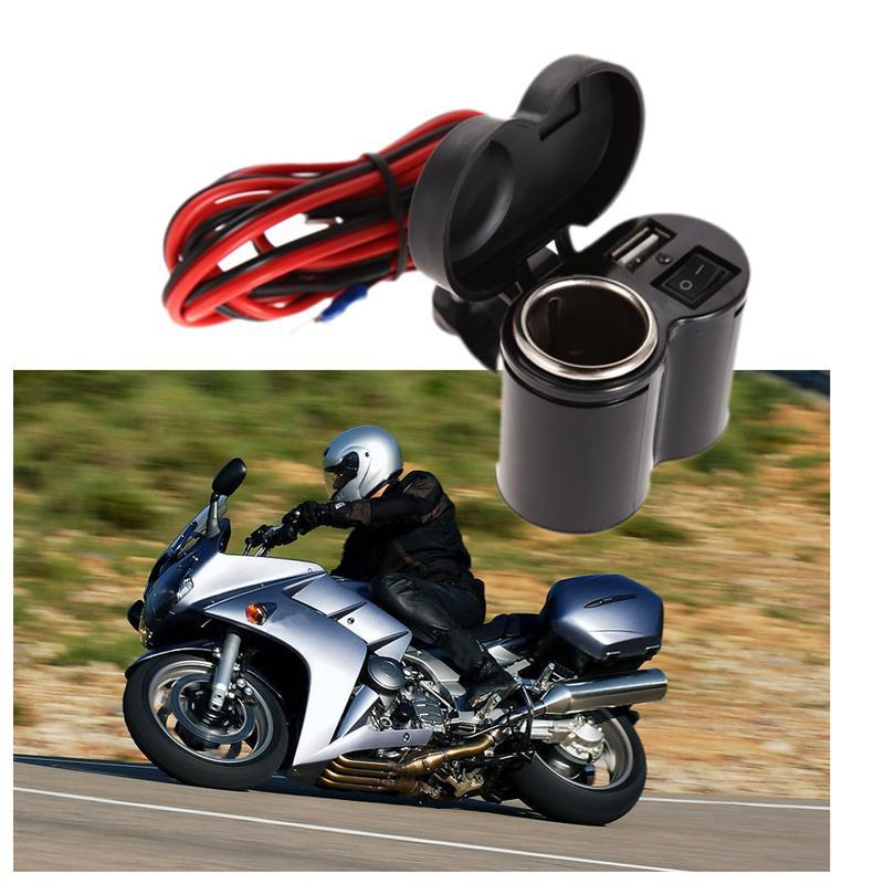 Universal Motorcycle USB Charger with Switch - Perfenq
