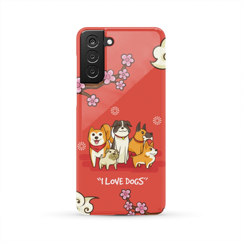 I Love Dogs Phone Case