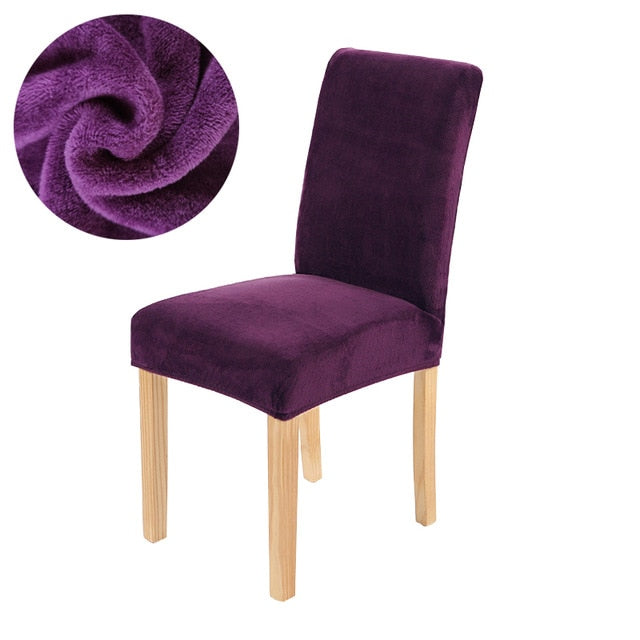 Warm & Fluffy Universal Chair Covers - Perfenq