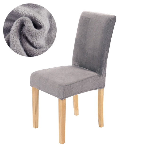 Warm & Fluffy Universal Chair Covers - Perfenq