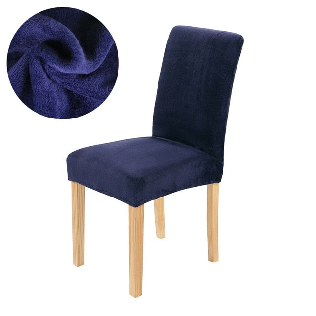 Warm & Fluffy Universal Chair Covers - Perfenq