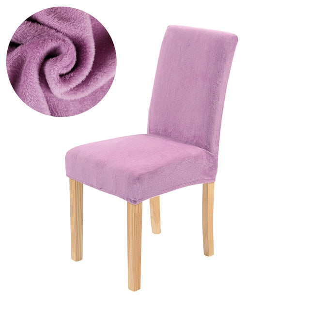 Warm & Fluffy Universal Chair Covers - Perfenq