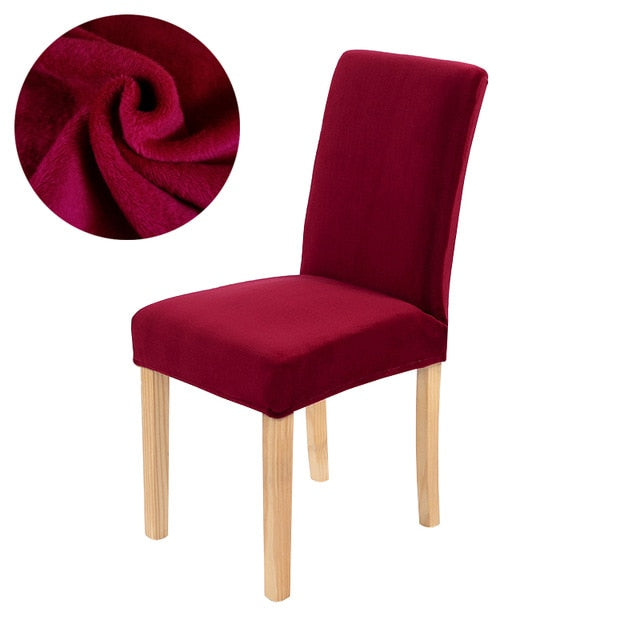 Warm & Fluffy Universal Chair Covers - Perfenq