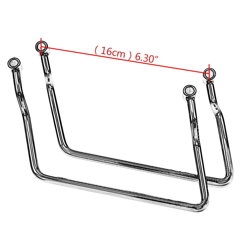 Motorcycle 14cm-24cm Saddlebag Support Bar