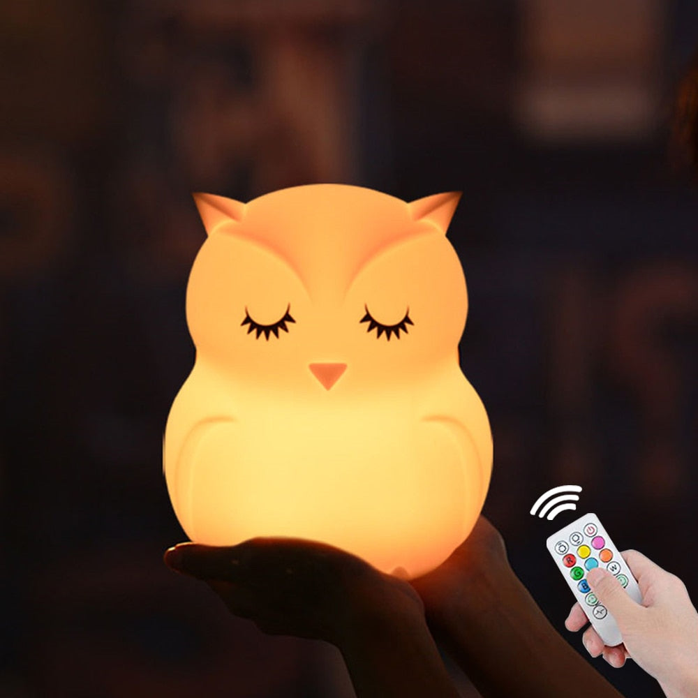 USB Owl LED Night Light