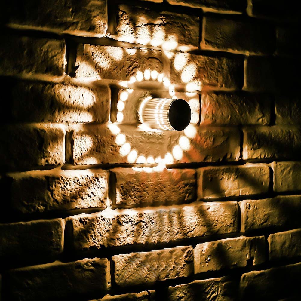 RGB Spiral Hole LED Wall Light