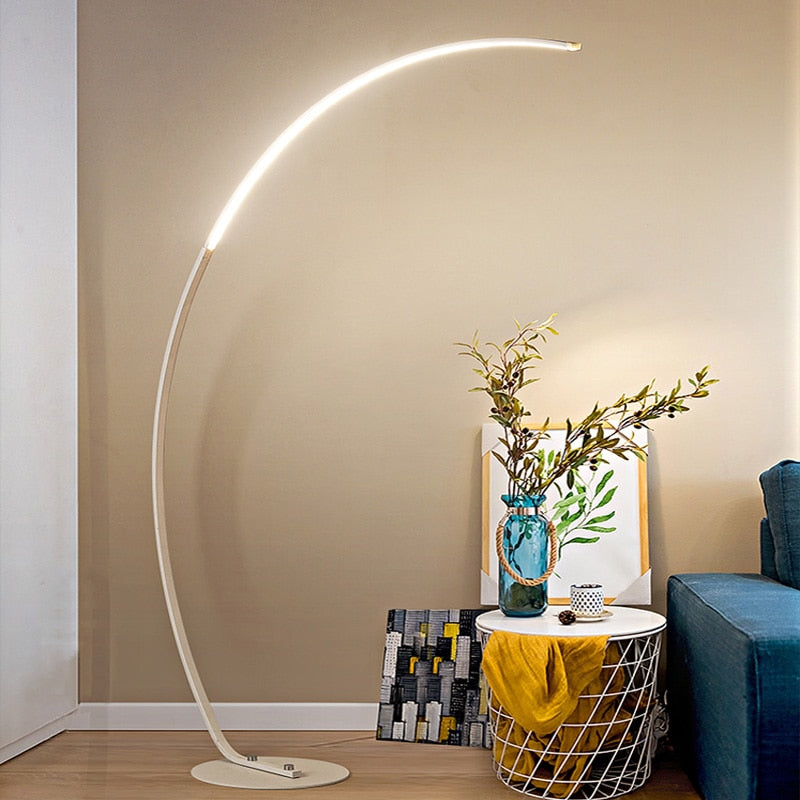 Modern Luxury Curved LED Floor Lamp