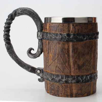 Wood Beer Mug For Christmas