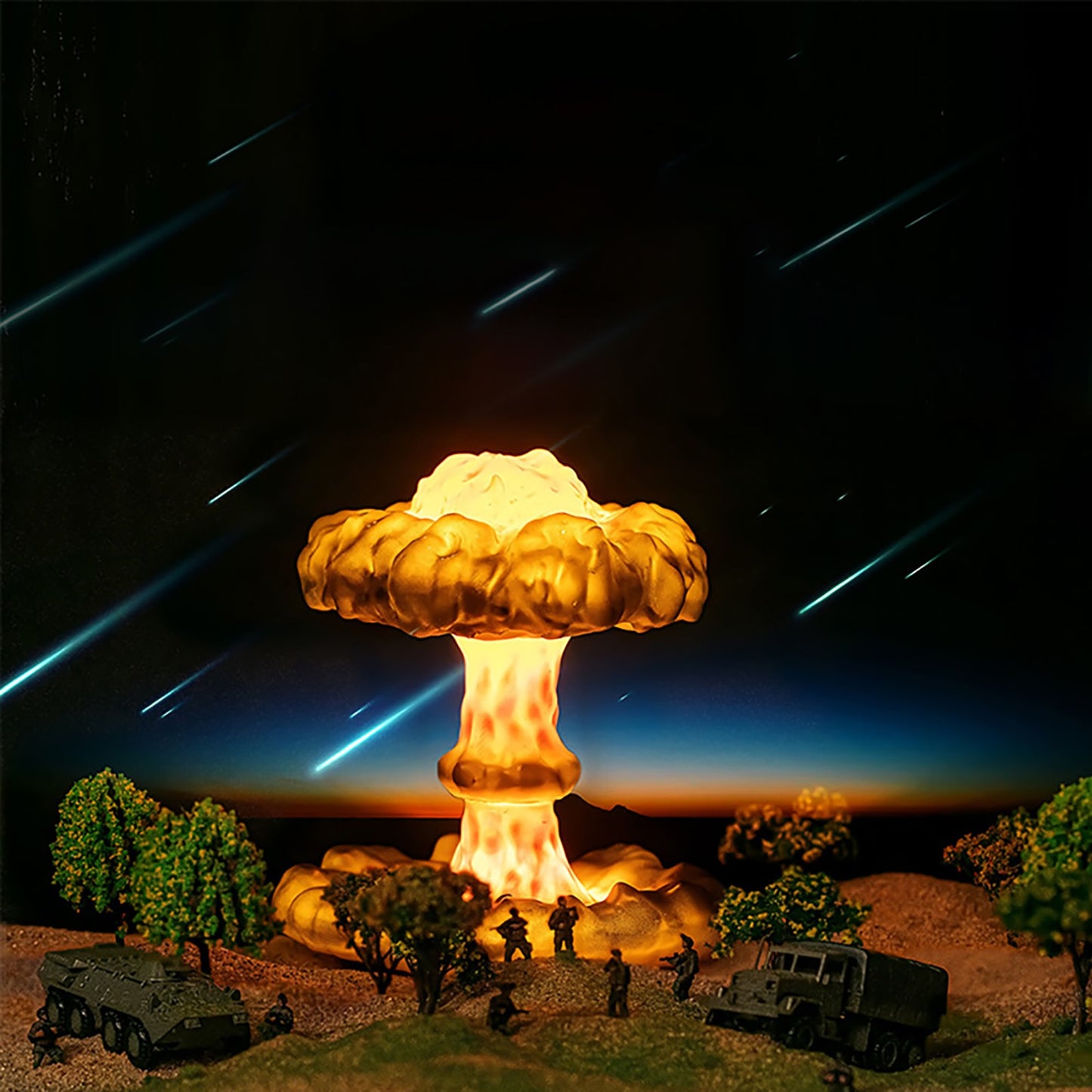 Nuclear Explosion Night Light Lamp