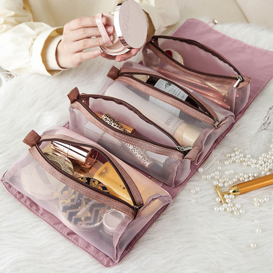 4 in 1 Makeup and Cosmetic Bag For Women