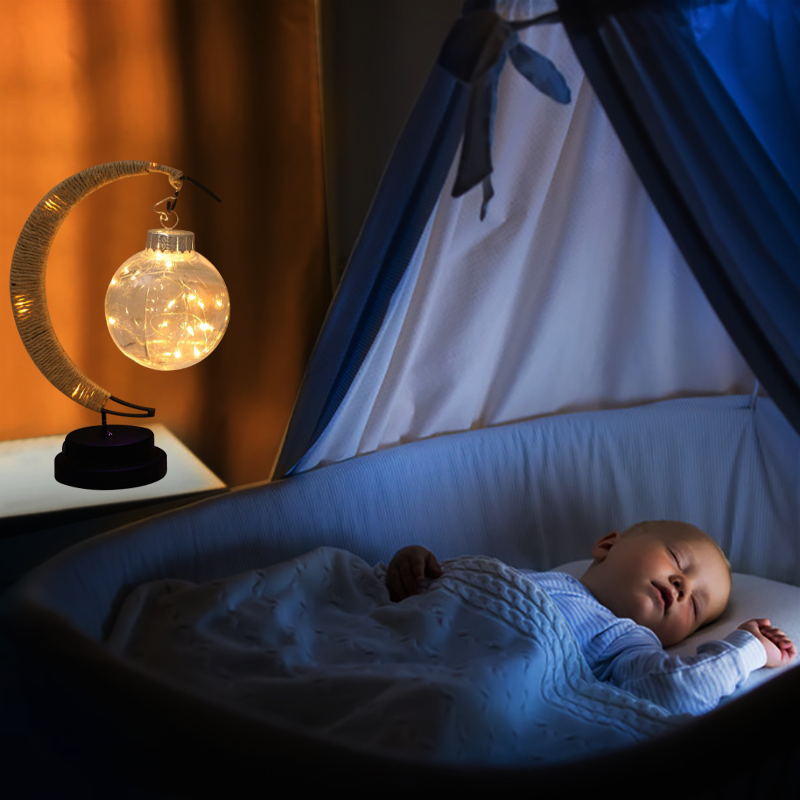 LED Crystal Moon Lamp