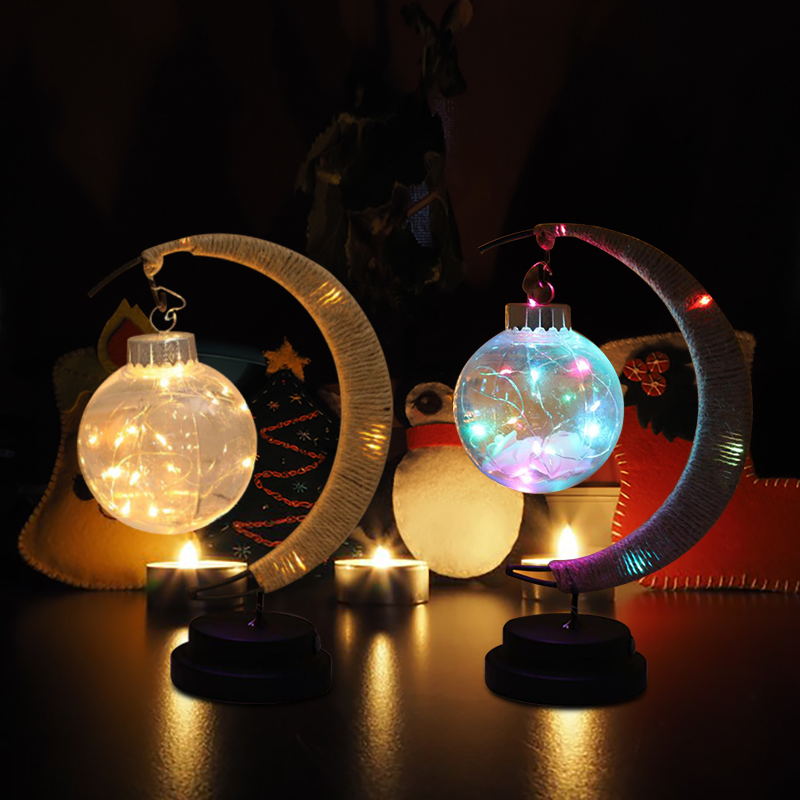 LED Crystal Moon Lamp