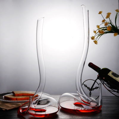 Nordic Creative Handmade Snake-shaped Crystal Glass Whiskey Decanter