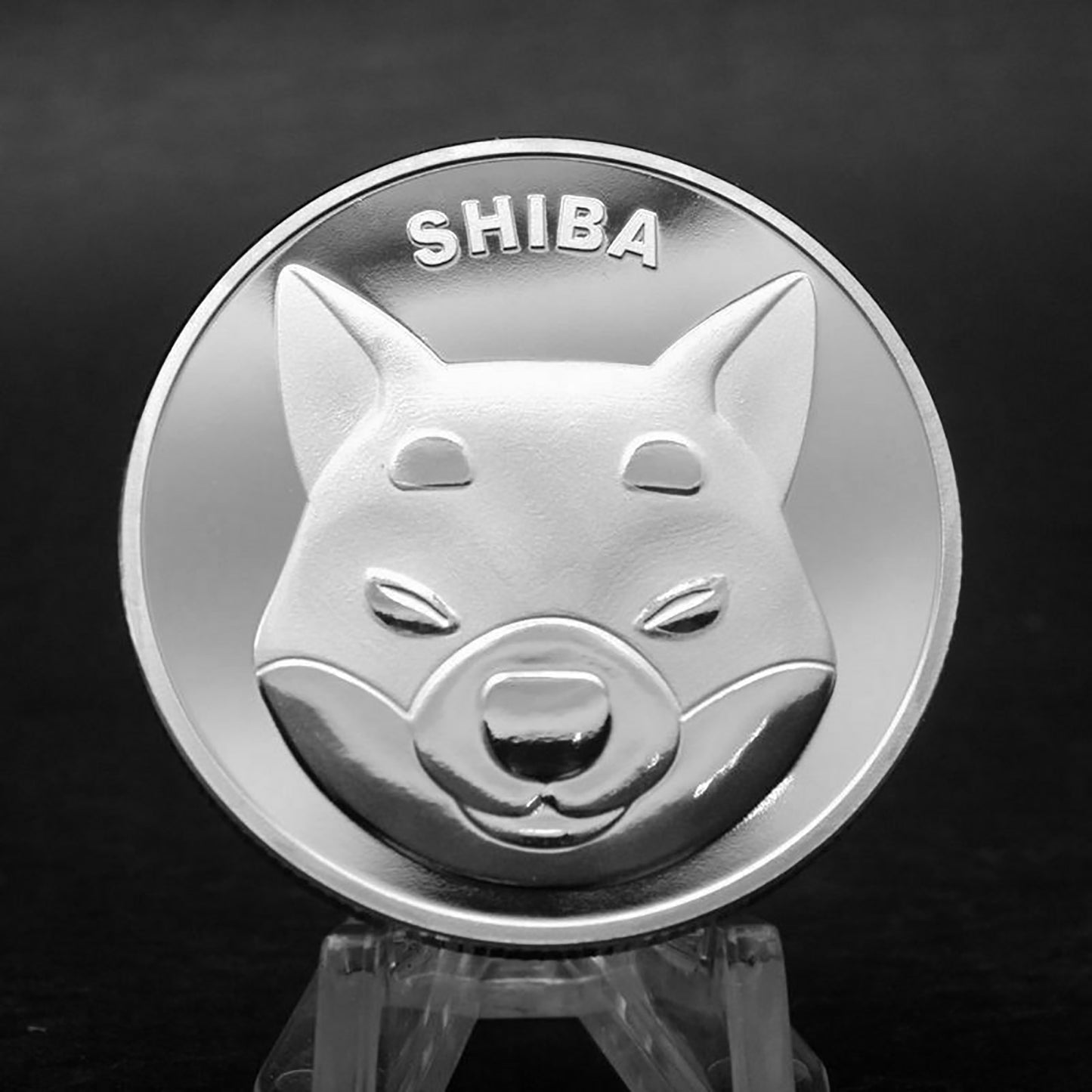 Shiba Inu Physical Gold Plated Coin (Metal)