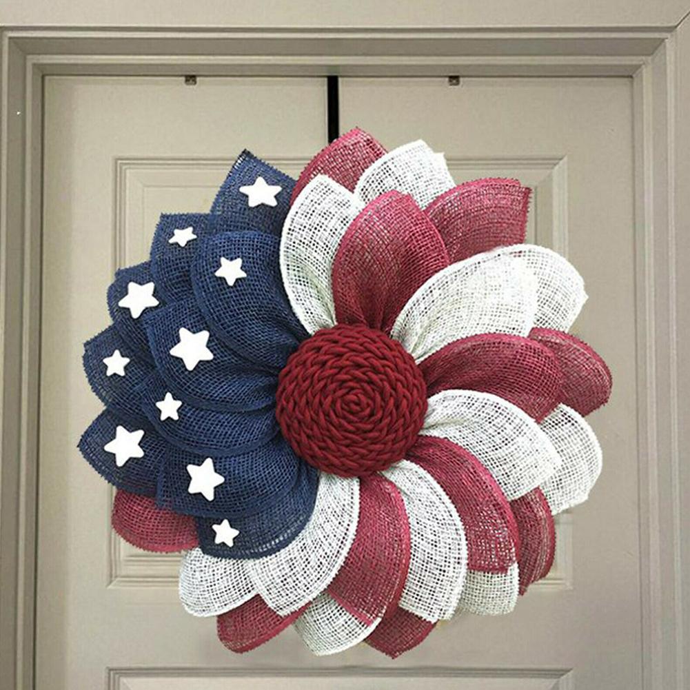 DIY Thanksgiving American Flag Wreath