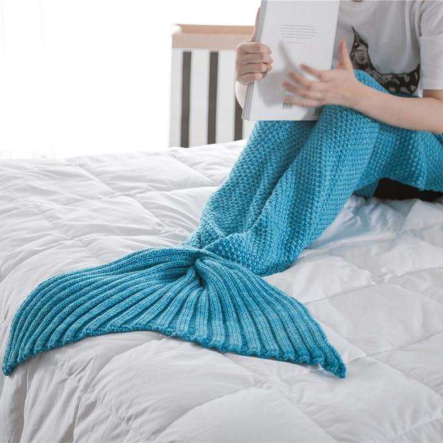 Hot Handmade Mermaid Blanket - Perfenq