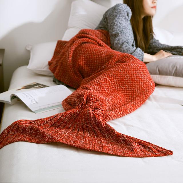 Hot Handmade Mermaid Blanket - Perfenq