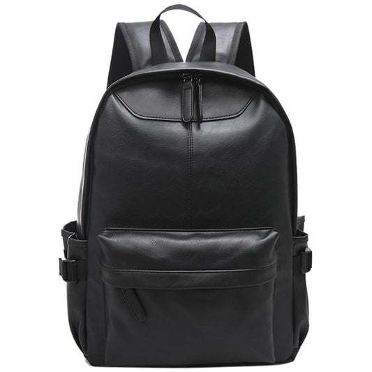 Vintage Fashion Casual PU Leather Backpack - Perfenq