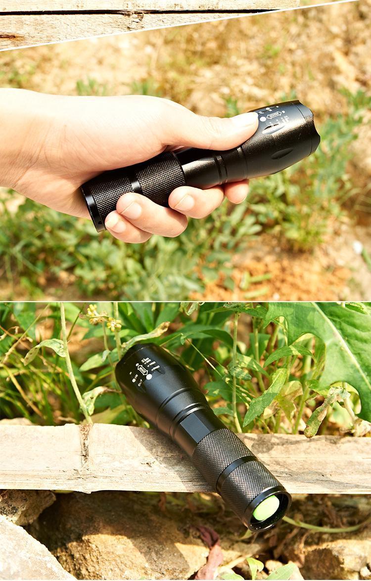 Rechargeable Powerful Flashlight - Perfenq