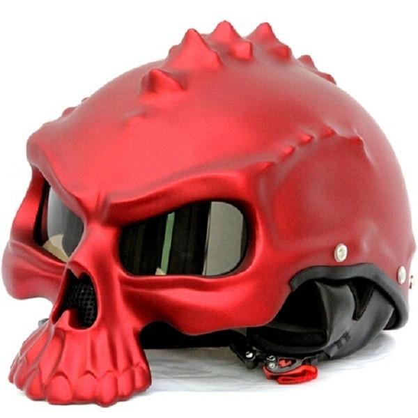 Skull Motorcycle Helmet - Perfenq