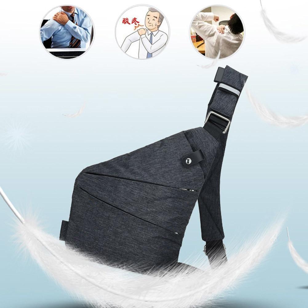Anti Theft Single Shoulder Compact Crossbody Bag for Men - Perfenq