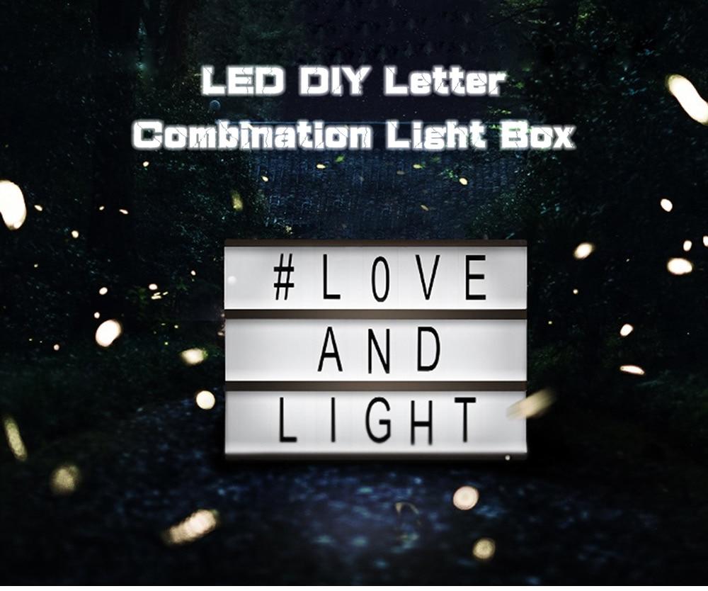 DIY LED Light Box Display for Home & Office - Perfenq