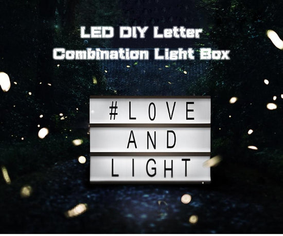 DIY LED Light Box Display for Home & Office – Perfenq
