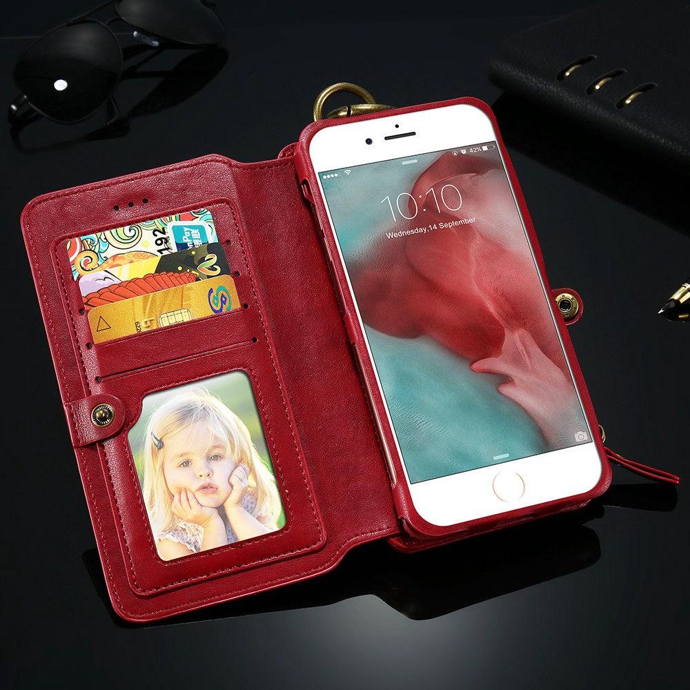 8 in 1 Multi-Function iPhone Wallet Case - Perfenq