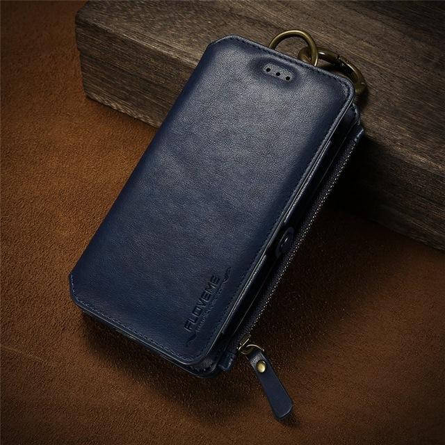 8 in 1 Multi-Function iPhone Wallet Case - Perfenq