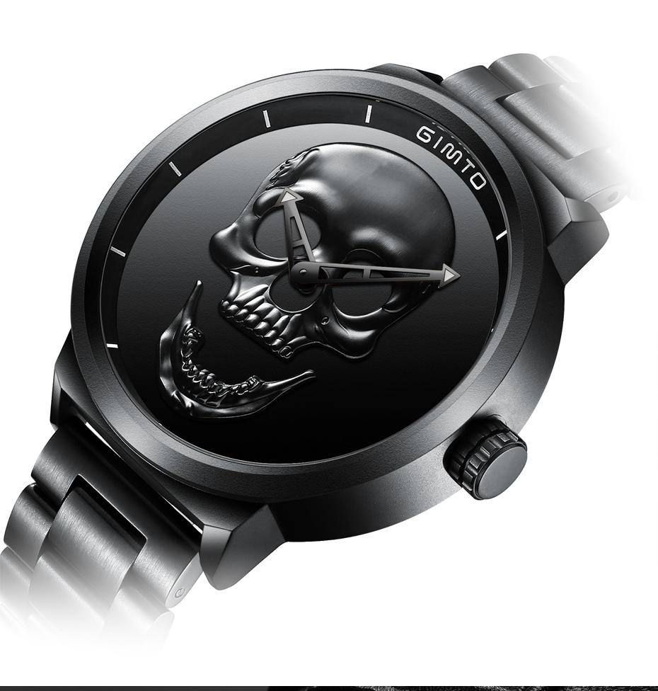 3D Luxury Skull Watch for Men - Perfenq