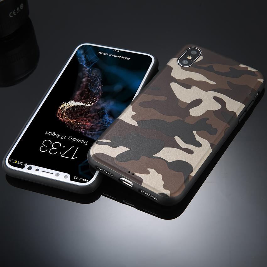 Army Green Camouflage Case For all iPhones - Perfenq