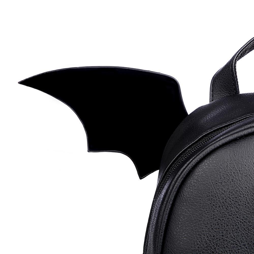 Bat Wings Backpack - Small Black Purse - Perfenq