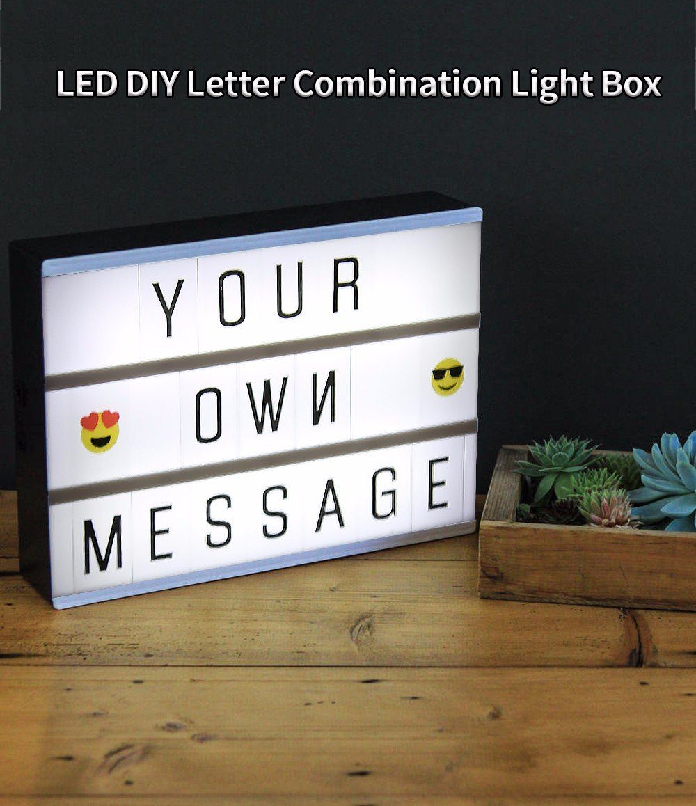 DIY LED Light Box Display for Home & Office - Perfenq
