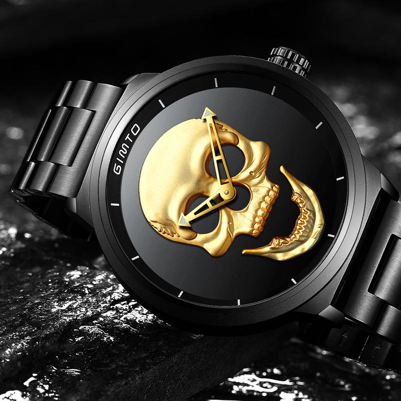 3D Luxury Skull Watch for Men - Perfenq