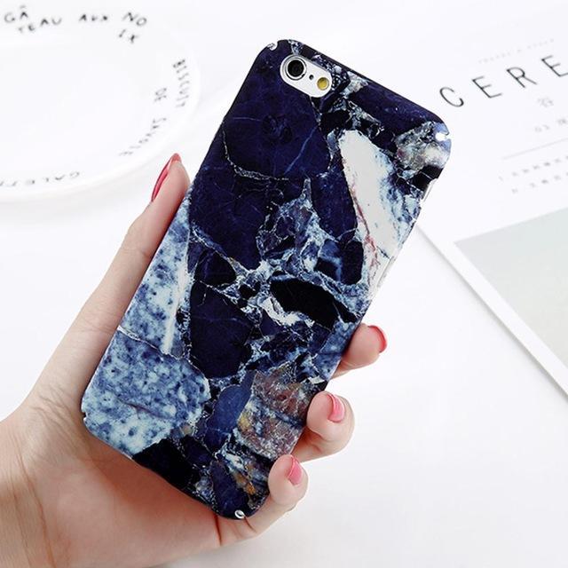 Abstract Marble Case for iPhone 8 & iPhone 8 Plus - Perfenq