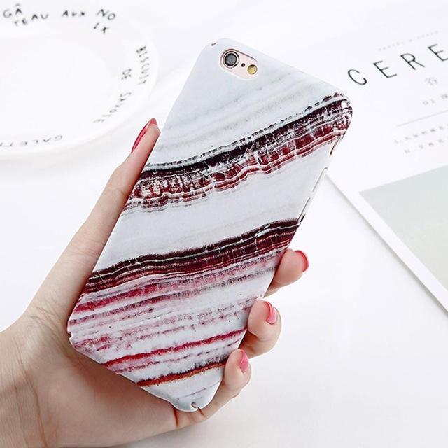 Abstract Marble Case for iPhone 8 & iPhone 8 Plus - Perfenq