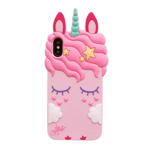 3D Unicorn Phone Case for iPhone & Samsung Galaxy Smartphones - Perfenq