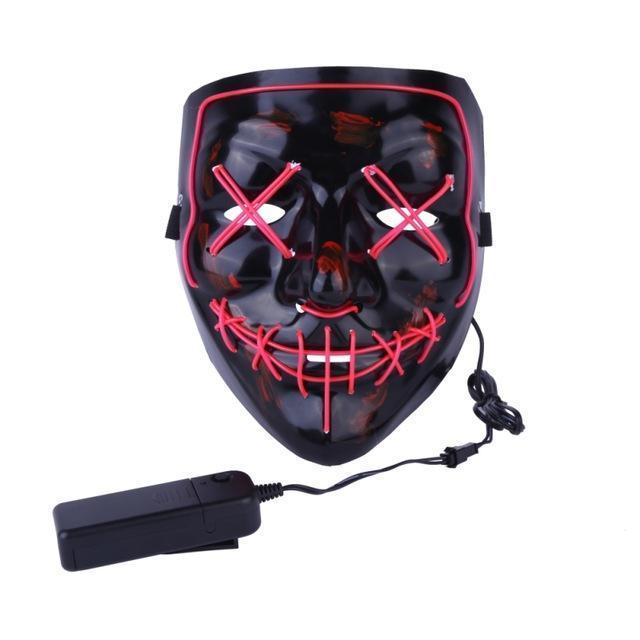 Universal Halloween LED Light Masks (HOT) - Perfenq